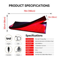 Forpow Red Infrared Light Therapy Bag