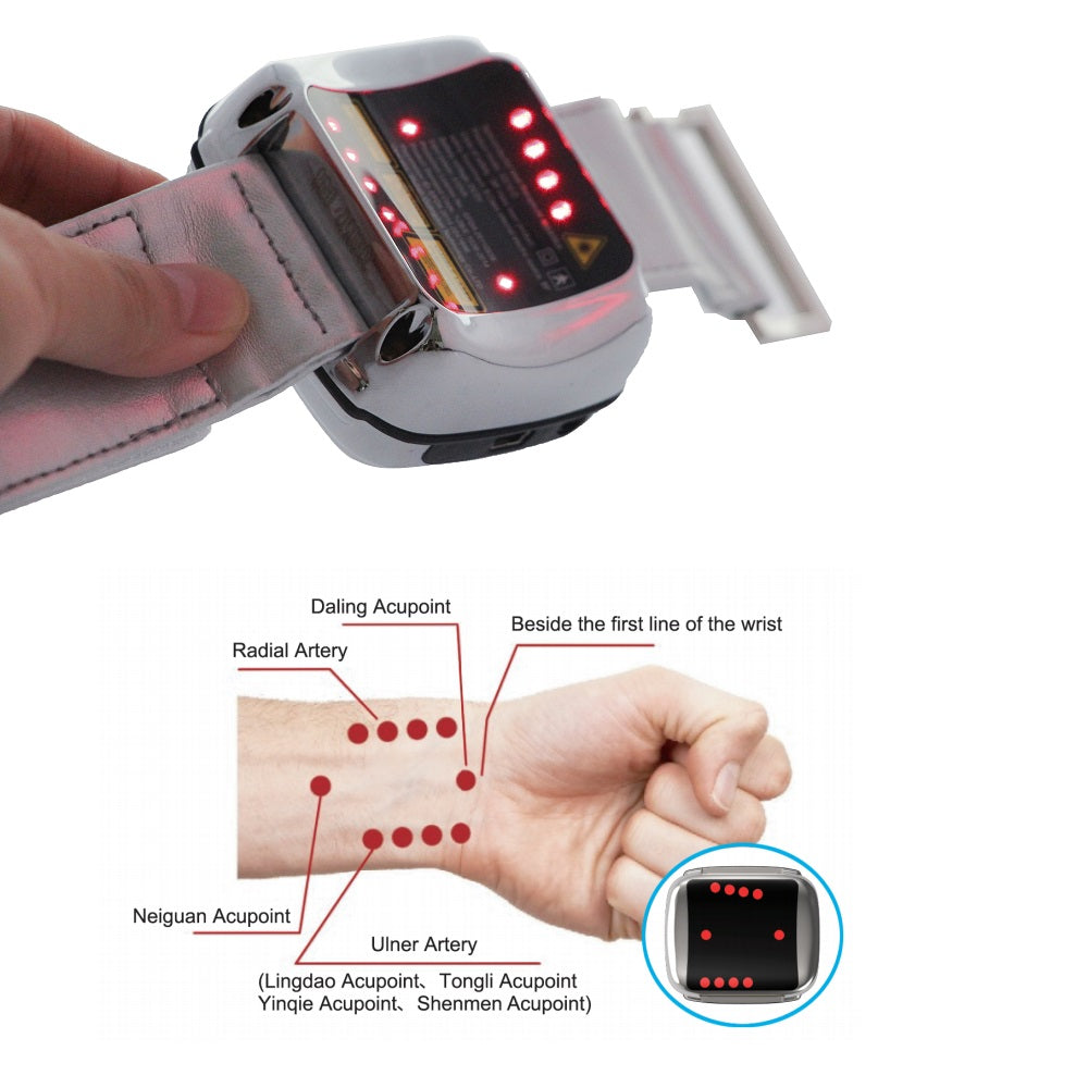 LASTEK® Wrist Type Laser Therapy Device for Hypertention Rhinitis Diabetes